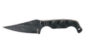 Stroup Mini1 Fixed Blade Knife - 3" Black ACD Etch