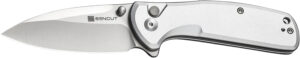 Sencut ACRBLAST Silver 3 Drop Point Pocket Knife