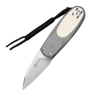 CIVIVI C25054-1 Purr Pocket Knife - Gray/Ivory G10