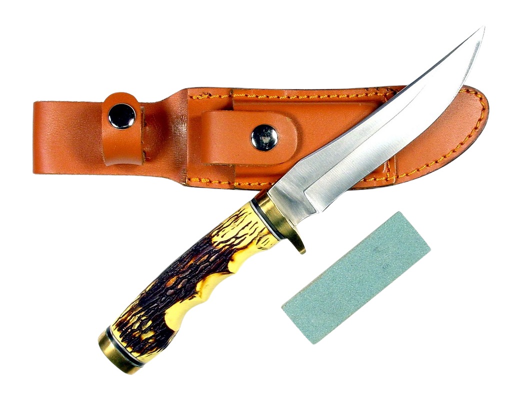 RUKO RUK0080-CS 5" Delrin Hunting Fixed Blade Knife