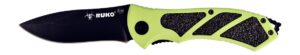 RUKO RUK0061HG-CS 440A Folding Pocket Knife - HiViz Green