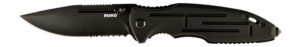 RUKO RUK0153-CS 440A 3.5" Black Anodized Folding Knife