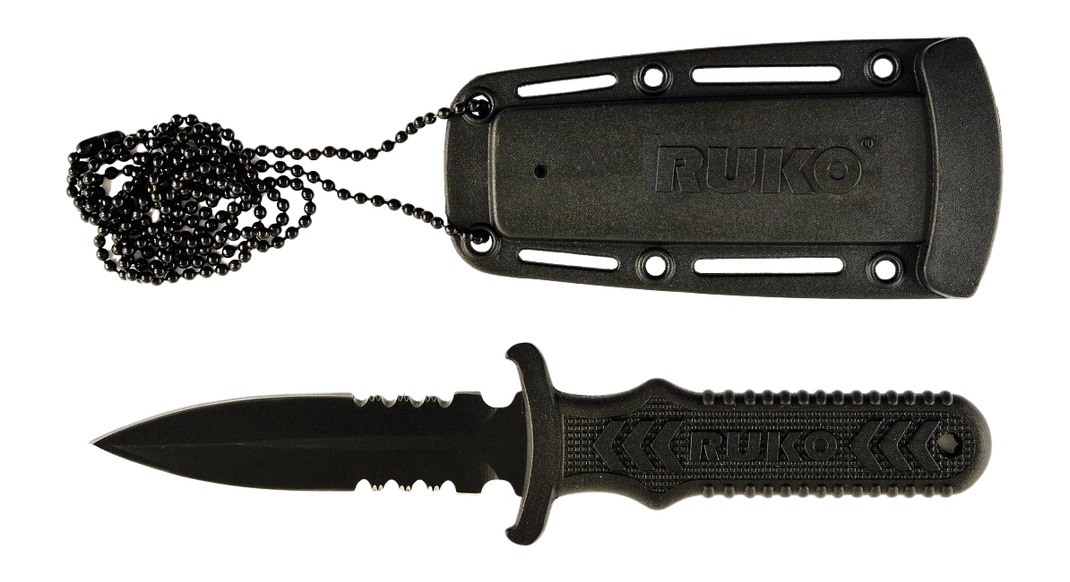 RUKO RUK0097 440A TIN 3" Neck/Boot Knife