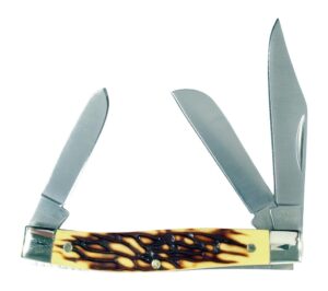 RUKO RUK0072-CS 440A Deer Horn Folding Pocket Knife