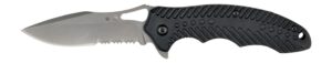 RUKO RUK0173S Serrated Folding Knife with G10 Handle