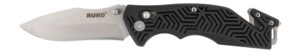 RUKO RUK0188BK 3.5" Rescue GFR Folding Pocket Knife