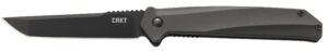 CRKT K500GKP Helical Folding Tanto Knife - D2 Steel Blade
