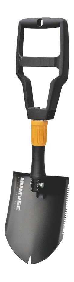 Humvee Fold Shovel Sawtooth Black - CAMP HMV-SHOVEL02