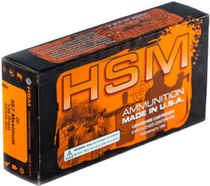 HSM 357 Maximum 158gr JHP Ammunition - 20 Rounds
