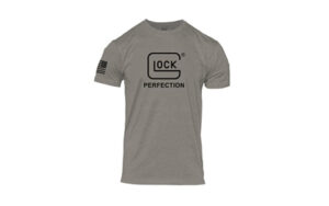 GLOCK OEM Perfection Short Sleeve T-Shirt - Stone Gray