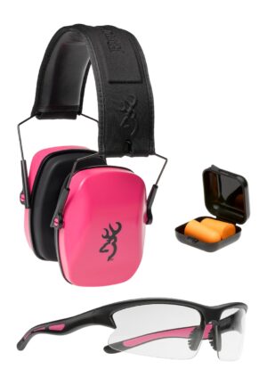 Browning 126410 Range Kit for Her - Shooting Glasses & Ear Protection