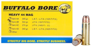 Buffalo Bore .44 Magnum 300gr Heavy Strictly Business Ammo