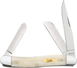 Case Medium Stockman Pocket Knife - Natural Bone Handle