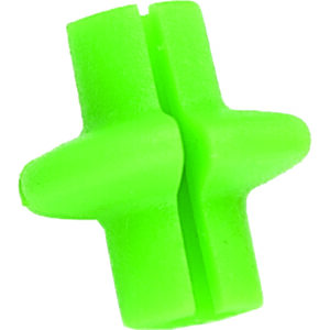 Pine Ridge Slotted Kisser Button - Green (25 Pack)