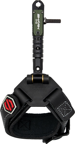 Scott Release Shark RTS Double-Jaw Black Leather Buckle