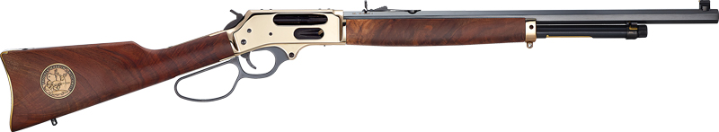 Henry Brass Side Gate .45-70 Rifle - Wisconsin Tribute