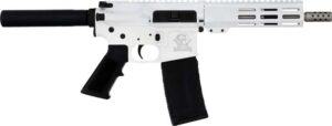 GLFA AR15 Pistol .223 Wylde - 7.5" Stainless Barrel White