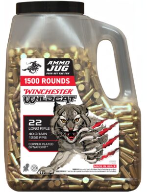 Winchester .22 LR Wildcat Jug 40gr - 1500 Rounds