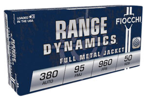Fiocchi 380AP .380 ACP 95gr Full Metal Jacket Ammo