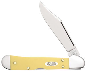 Case 30116 CopperLock Mini Folding Pocket Knife - Yellow Handle