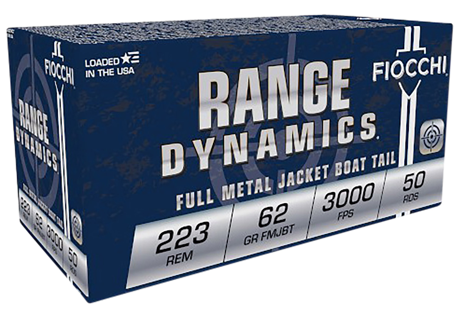 Fiocchi 223C Range Dynamics .223 Rem 62gr FMJ Ammo