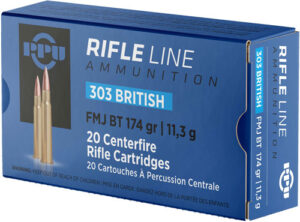 PPU .303 British 174GR FMJ Rifle Ammunition - 20RD