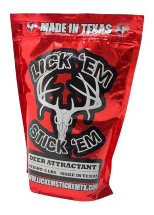LICK EM STICK EM 4LB Deer Attractant for Hunting