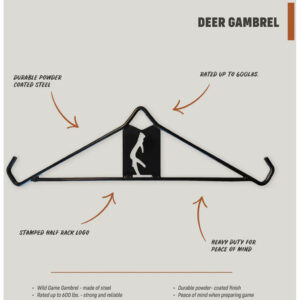 Half Rack 600lb Gambrel for Game Processing