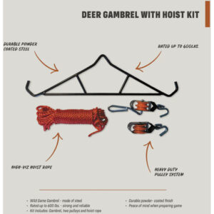 Half Rack 600lb Gambrel and Hoist Kit