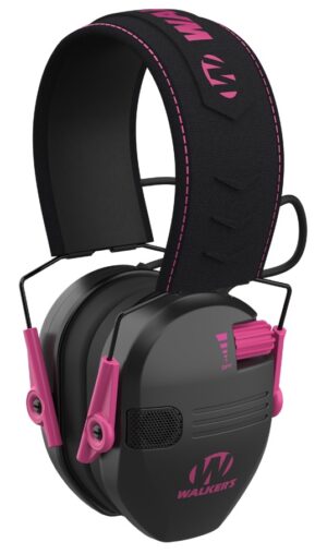 Walkers RAZR Electronic Earmuff - Pink for Youth & Women