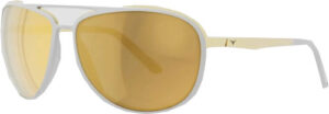 Force Flex Tango Polarized Shooting Sunglasses - Gold Mirror Lens