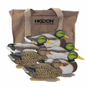 Higdon Legacy Magnum Mallard Duck Decoys - 6 Pack with Bag