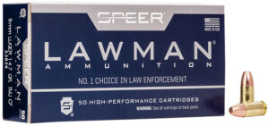 Speer Lawman 9mm Luger Clean-Fire 147gr TMJ Ammunition