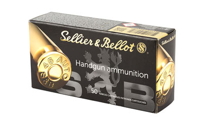 Sellier & Bellot .45 ACP 230GR JHP Handgun Ammunition - Image 3