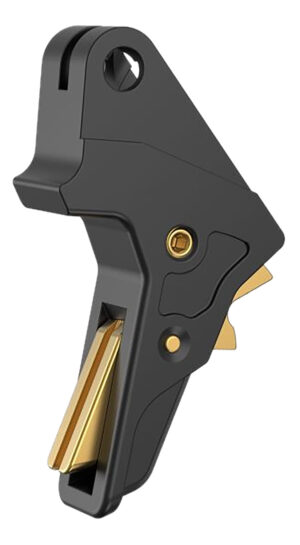 Tyrant CNC TDMPTRIGFSCBLK/GOLD   Black Fits S&W M&P Full-Size & Compact