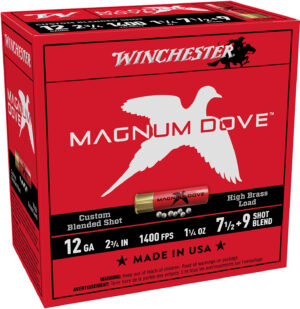Winchester Magnum Dove 12 Gauge Shotgun Shells - 25 Rounds