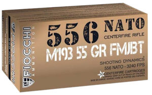 Fiocchi 556M193L   5.56NATO 55gr Full Metal Jacket Boat Tail 50 Per Box/20 Case