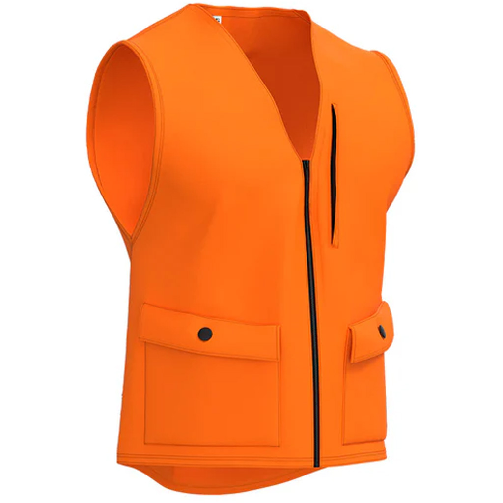 Half Rack Deluxe Safety Vest Blaze Orange Large/XLarge - Image 2