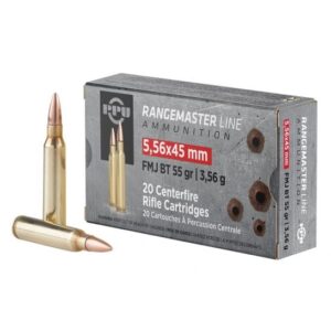 PPU 556 FMJBT 55GR RANGE MST 20RD BOX 50 BOXES PER CASE