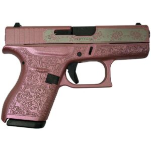Glock 42 Custom Medusa Pink .380 ACP Subcompact Handgun