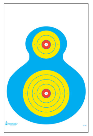 Action Target PRWB1100 High Visibility Silhouette Target - 100 Pack