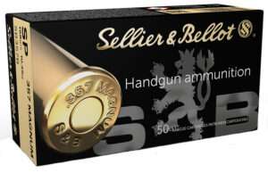 Sellier & Bellot SB357B Handgun 357Mag 158gr Soft Point 50 Per Box/20 Case