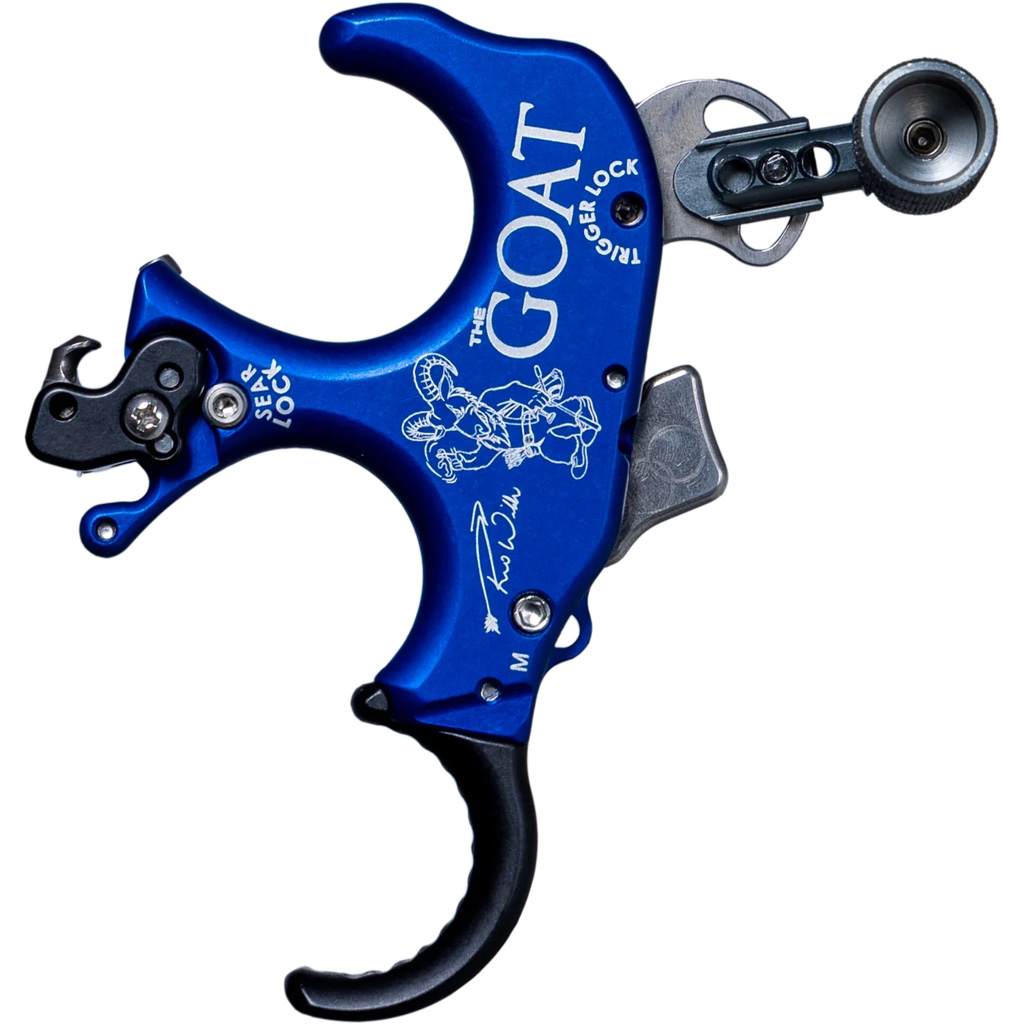 Tru Ball GOAT 3 Finger Release - Blue/QuickSilver Medium