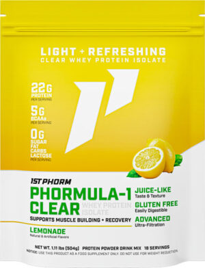 1ST PHORM PHORMULA 1 CLEAR - PROTEIN POWDER LEMONADE