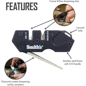 Smiths PP1-Mini Tactical 2-Stage Knife Sharpener