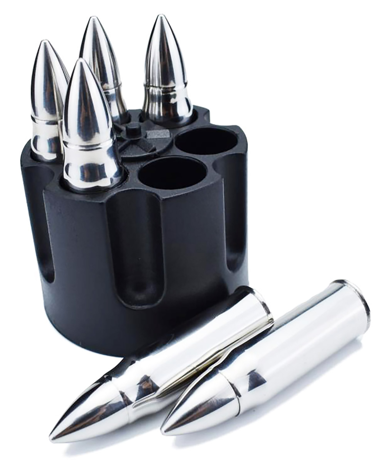 Caliber Gourmet Bullet Chillers - Stainless Steel Pistol Design