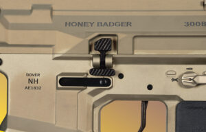 Q LLC ACCBBC Balanced Bolt Catch Oversized AR-15 Black Stainless Steel AR Platform
