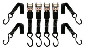 MUDDY 1"x10' Standard Duty Ratchet Strap - 4 Pack