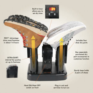 Peet Advantage Plus Shoe Dryer for Quick Drying