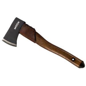 WOOX AX1 Tomahawk Axe - Walnut with Blued Finish